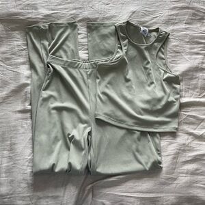 Princess Polly Casual Marnie Set in Sage Green